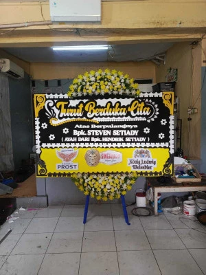 Papan Bunga di Ngabean Boja